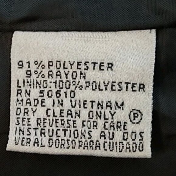 Lee Suit Petite Blazer Women 12P Career Work Office Suit Jacket RN#50610 vtg 70s - Picture 11 of 12